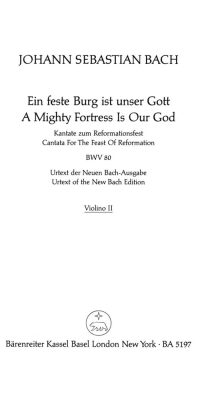 Bach: Kantate BWV 80  Ein Feste Burg Ist Unser Gott (Viool 2)