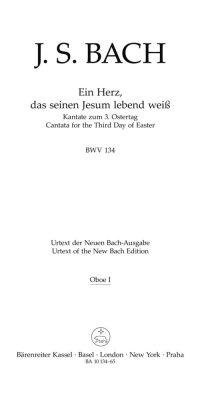 Bach: Kantate BWV 134  Ein Herz, das seinem Jesum lebend weiss  (Set)