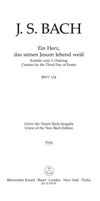 Bach: Kantate BWV 134  Ein Herz, das seinem Jesum lebend weiss  (Altviool)