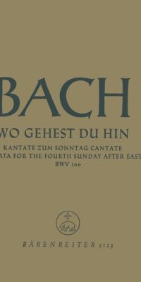 Bach: Kantate BWV 166  Wo gehest du hin? (Orgel)