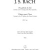 Bach: Kantate BWV 166  Wo gehest du hin? (Cello/Kontrabas/Basso-Continuo)
