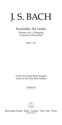 Bach: Kantate BWV 172  Erschallet, ihr Lieder, erklinget, ihr Saiten (Viool 2)