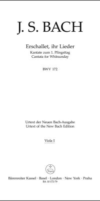 Bach: Kantate BWV 172  Erschallet, ihr Lieder, erklinget, ihr Saiten (Altviool 1)