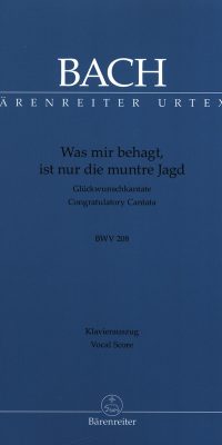 Bach: Kantate BWV 208  Was mir behagt, ist nur die muntre Jagd! (Hunting Cantata)  (Viool 2)