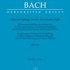 Bach: Kantate BWV 208  Was mir behagt, ist nur die muntre Jagd! (Hunting Cantata)  (Cello/Kontrabas/Basso-Continuo)