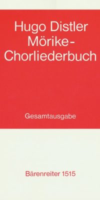 Mörike-Chorliederbuch (1938/39) - Gesamtausgabe - Mörike-Chorliederbuch (1938/39) - Complete Edition