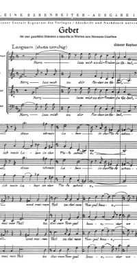 Gebet "Herr, laß mich zu dir finden" (1944)