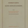 Kleine geistliche Konzerte. Heft 10