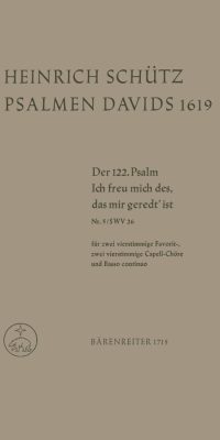 Ich freu mich des, das mir geredt ist