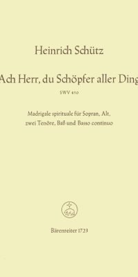 Ach Herr, du Schöpfer aller Ding