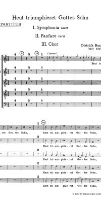 Buxtehude: Heut Triumphieret Gottes Sohn BuxW 43