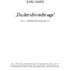 Du, der ich's nicht sage (1937)