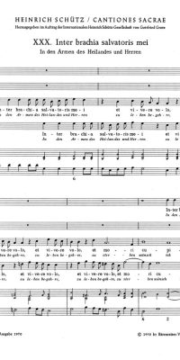 Inter brachia salvatoris mei - In den Armen des Heilandes