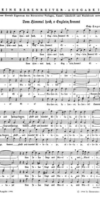 Den geboren hat ein Magd - Vom Himmel hoch, o Englein kommt (1937)