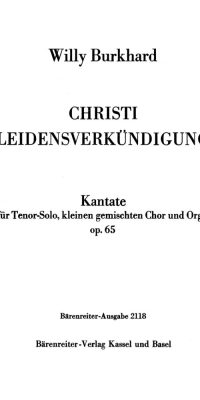 Christi Leidensverkündigung (1942)