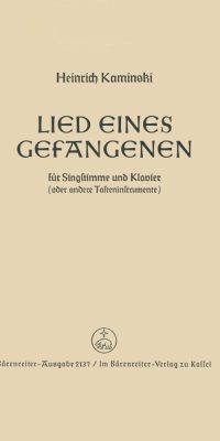 Lied eines (unbekannten) Gefangenen "Herr, deine Hand allein" (1936)