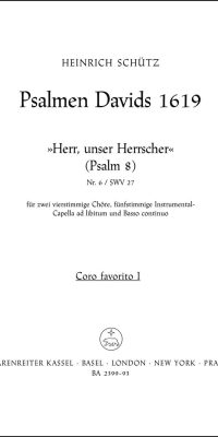 Heinrich Schutz: Herr, unser Herrscher