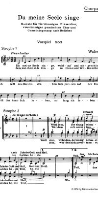 Du meine Seele singe. Choralkantate