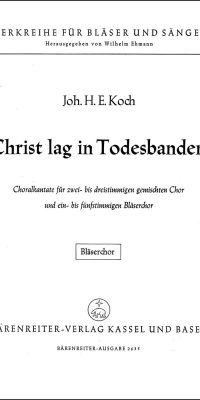 Christ lag in Todesbanden (1955)