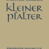 Kleiner Psalter auf Texte von Rudolf Alexander Schröder