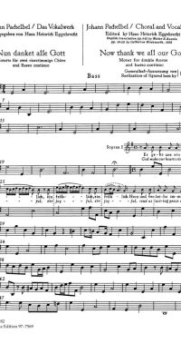 Pachelbel: Nun danket alle Gott (Cello)