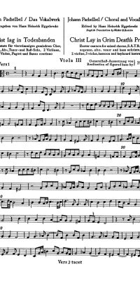 Pachelbel: Christ lag in Todesbanden