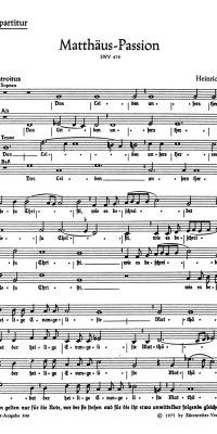 Matthäus-Passion - St Matthew Passion