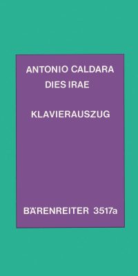 Antonio Caldara: Dies Irae (Vocal Score)