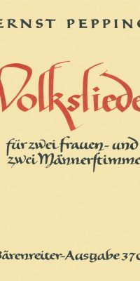 Volkslieder (1957)