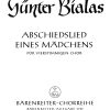 Abschiedslied eines Mädchens (1939/40)