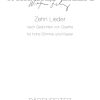 Zehn Lieder nach Gedichten von Johann Wolfgang von Goethe (1959)