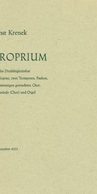 Proprium fuer das Dreifaltigkeitsfest - Gepriesen sei der heilige dreifaltige Gott (1966/67)