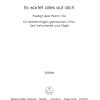 Es wartet alles auf dich. Predigt über Psalm 104 (1968)