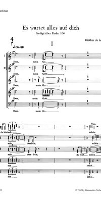 Es wartet alles auf dich. Predigt über Psalm 104 (1968)