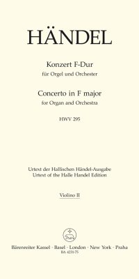 Handel: Concerto for Organ and Orchestra no. 13 F major HWV 295 (Viool 2)