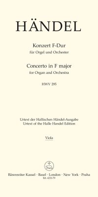 Handel: Concerto for Organ and Orchestra no. 13 F major HWV 295 (Altviool)