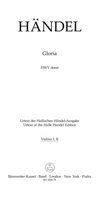 Handel: Gloria HWV deest (Viool)