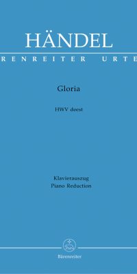 Handel: Gloria HWV deest (Vocal Score)