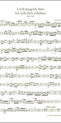 Handel: I will magnify thee HWV 250b