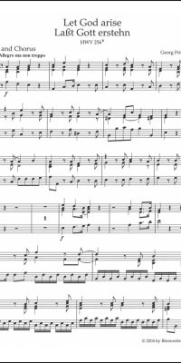 Handel: Let God Arise HWV 256b (Orgel)