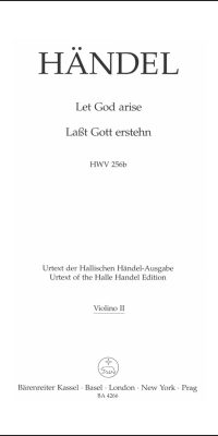 Handel: Let God Arise HWV 256b (Viool 2)