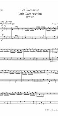 Handel: Let God Arise HWV 256b (Cello)