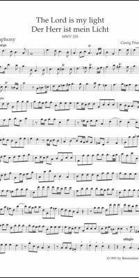 Handel: The Lord is my light HWV 255 (Viool 1)