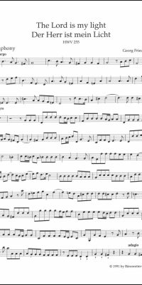 Handel: The Lord is my light HWV 255 (Viool 2)