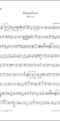 Schutz: Magnificat SWV 468