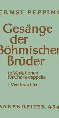 Gesänge der Böhmischen Brüder in Variationen (1963). Heft 1
