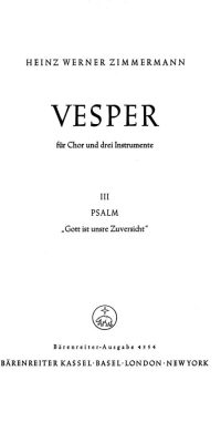 Gott ist unsre Zuversicht