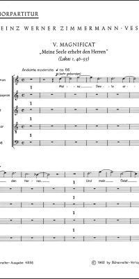 Magnificat - Meine Seele erhebt den Herren