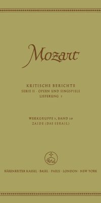 Mozart: Zaide (Das Serail) KV 344 (336b)