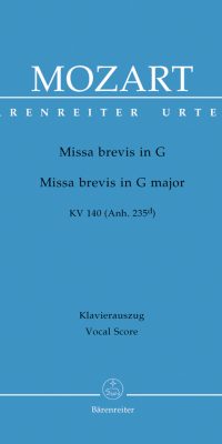 Mozart: Missa brevis G major K. 140 (235d)